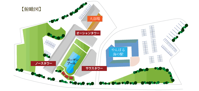 ホテルマハイナウェルネスリゾート・施設外観図