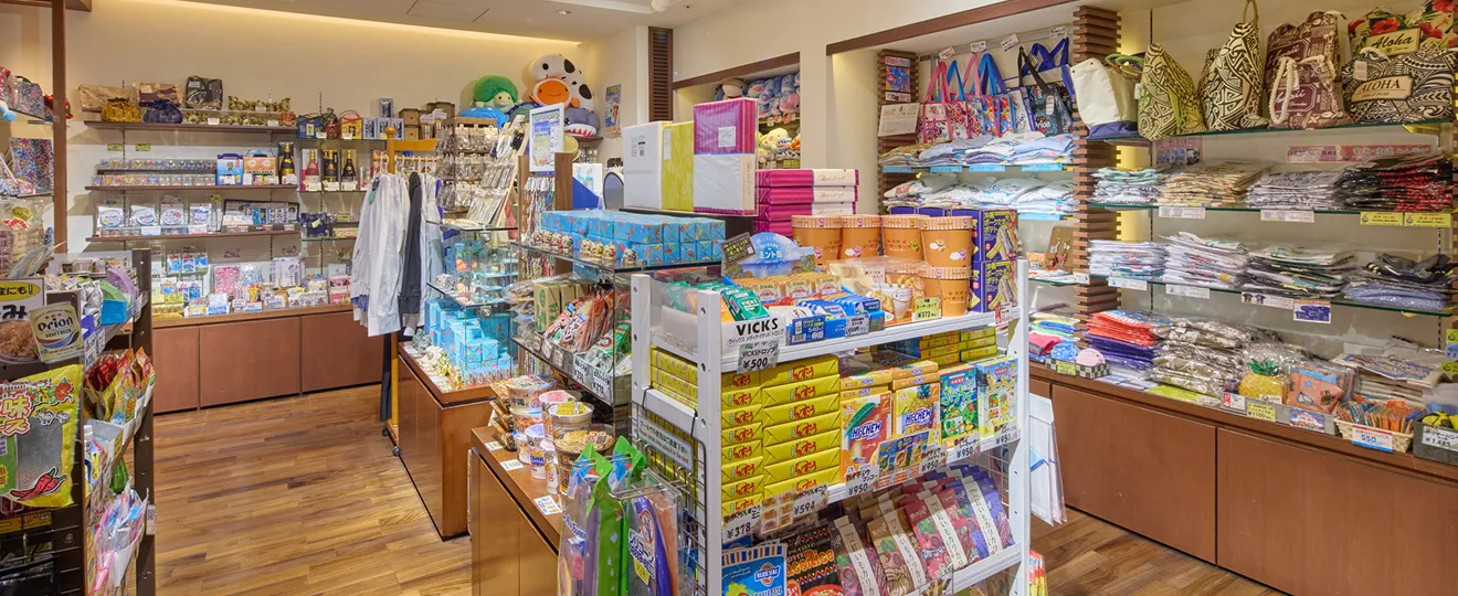 ホテル内のセレクトショップ