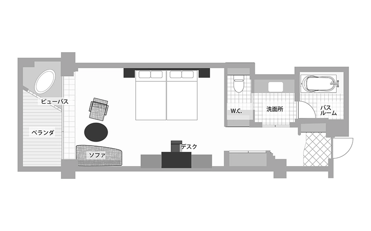 オーシャンプレミアの間取り図